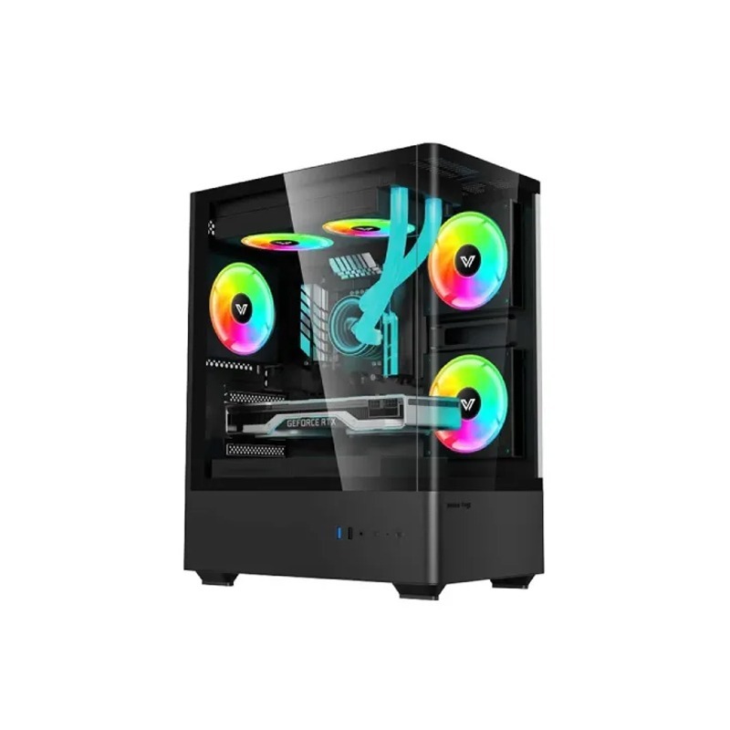 Value-Top NUBIA 20F5 Mini Tower Micro ATX Gaming Casing