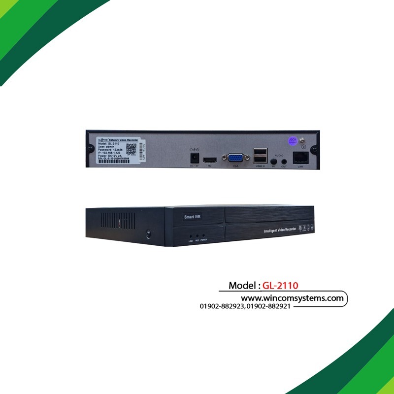 Glofine 10 Channel Network Video Recorder