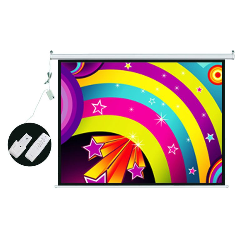 Dopah Motorized Projection Screen 180" Diagonal (12 ft x 9 ft)